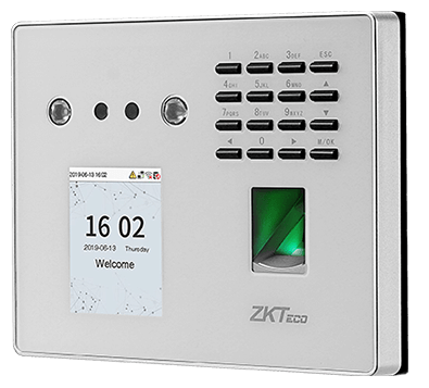 ZKTeco MB40VL_ID สแกน: นิ้วมือ ใบหน้าและบัตร